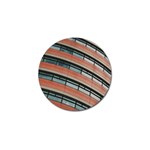Architecture Building Glass Pattern Golf Ball Marker (4 pack) Front
