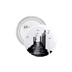 The Pier The Seagulls Sea Graphics 1 75  Buttons by Amaryn4rt