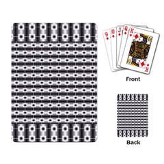 Pattern Background Texture Black Playing Card by Nexatart