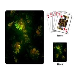 Light Fractal Plants Playing Card by Nexatart