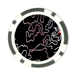 Abstract Glare Visual Art Poker Chip Card Guard by Nexatart