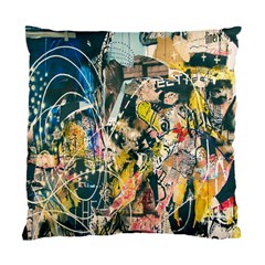 Art Graffiti Abstract Lines Standard Cushion Case (one Side) by Nexatart