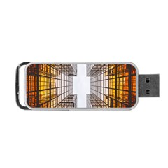 Architecture Facade Buildings Windows Portable Usb Flash (two Sides) by Nexatart
