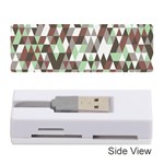 Pattern Triangles Random Seamless Memory Card Reader (Stick)  Front