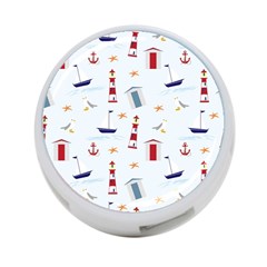 Seaside Beach Summer Wallpaper 4-port Usb Hub (one Side) by Nexatart