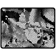 Mosaic Stones Glass Pattern Double Sided Fleece Blanket (large)  by Nexatart
