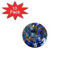 Abstract Farm Digital Art 1  Mini Magnet (10 Pack)  by Nexatart