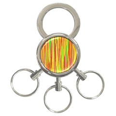 Paint Traces                                                 			3-ring Key Chain by LalyLauraFLM