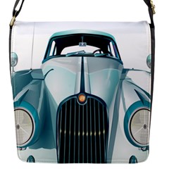 Oldtimer Car Vintage Automobile Flap Messenger Bag (s) by Nexatart