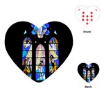 Art Church Window Playing Cards (Heart)  Front