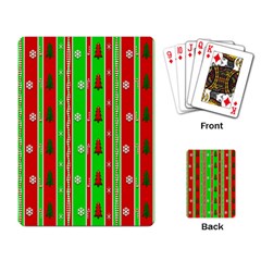 Christmas Paper Pattern Playing Card by Nexatart