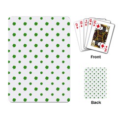 Saint Patrick Motif Pattern Playing Card by dflcprints