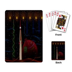 Christmas Xmas Bag Pattern Playing Card by Nexatart