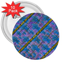 A  Golden Starry Gift I Have 3  Buttons (10 Pack)  by pepitasart