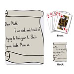 Mathx Playing Card Back