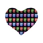 Email At Internet Computer Web Standard 16  Premium Flano Heart Shape Cushions Back