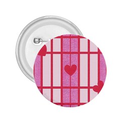 Fabric Magenta Texture Textile Love Hearth 2 25  Buttons by Nexatart