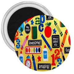 Fabric Cloth Textile Clothing 3  Magnets by Nexatart