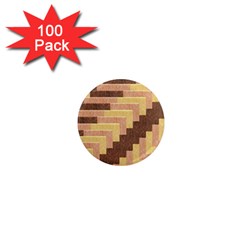 Fabric Textile Tiered Fashion 1  Mini Magnets (100 Pack)  by Nexatart