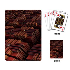 Fractal 3d Render Futuristic Playing Card by Nexatart