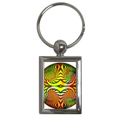 Fractals Ball About Abstract Key Chains (rectangle)  by Nexatart
