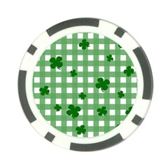 Clover Pattern Poker Chip Card Guard (10 Pack) by Valentinaart