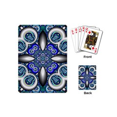 Fractal Cathedral Pattern Mosaic Playing Cards (mini)  by Nexatart