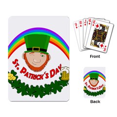 St  Patrick Playing Card by Valentinaart