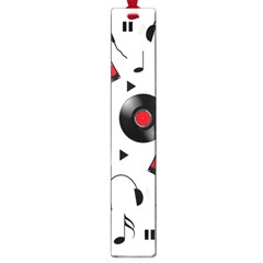 Music Pattern Large Book Marks by Valentinaart