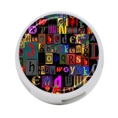 Letters A Abc Alphabet Literacy 4-port Usb Hub (two Sides)  by Nexatart