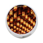 Light Art Pattern Lamp 4-Port USB Hub (One Side) Front
