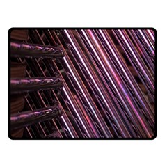 Metal Tube Chair Stack Stacked Double Sided Fleece Blanket (small)  by Nexatart