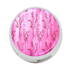 Pink Curtains Background 4-port Usb Hub (one Side) by Nexatart