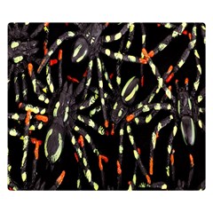 Spiders Colorful Double Sided Flano Blanket (small)  by Nexatart