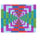 Texture Fabric Textile Jute Maze Double Sided Flano Blanket (Medium)  60 x50  Blanket Back
