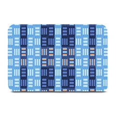 Textile Structure Texture Grid Plate Mats by Nexatart