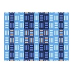 Textile Structure Texture Grid Double Sided Flano Blanket (Mini)  35 x27  Blanket Back