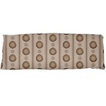 Background Rough Stripes Brown Tan Body Pillow Case (Dakimakura) Body Pillow Case