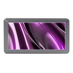 Purple Fractal Mathematics Abstract Memory Card Reader (mini) by Amaryn4rt