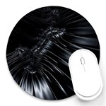 Fractal Mathematics Abstract Round Mousepads Front