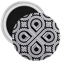 Pattern Tile Seamless Design 3  Magnets by Amaryn4rt