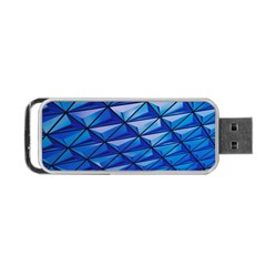 Lines Geometry Architecture Texture Portable Usb Flash (one Side) by Amaryn4rt
