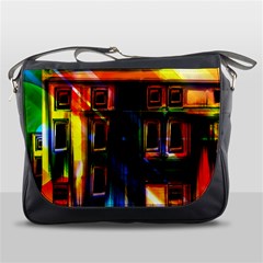 Architecture City Homes Window Messenger Bags by Amaryn4rt
