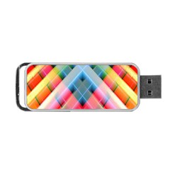 Graphics Colorful Colors Wallpaper Graphic Design Portable Usb Flash (one Side) by Amaryn4rt
