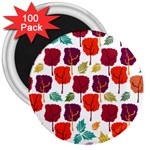 Tree Pattern Background 3  Magnets (100 pack) Front
