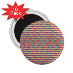 Background Abstract Colorful 2 25  Magnets (10 Pack)  by Amaryn4rt