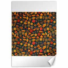 Pattern Background Ethnic Tribal Canvas 12  X 18   by Amaryn4rt