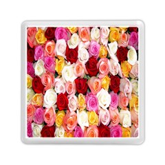 Rose Color Beautiful Flowers Memory Card Reader (square)  by Amaryn4rt