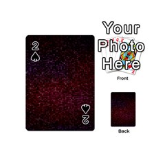 3d Tiny Dots Pattern Texture Playing Cards 54 (mini)  by Amaryn4rt