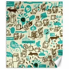 Telegramme Canvas 20  X 24   by Amaryn4rt